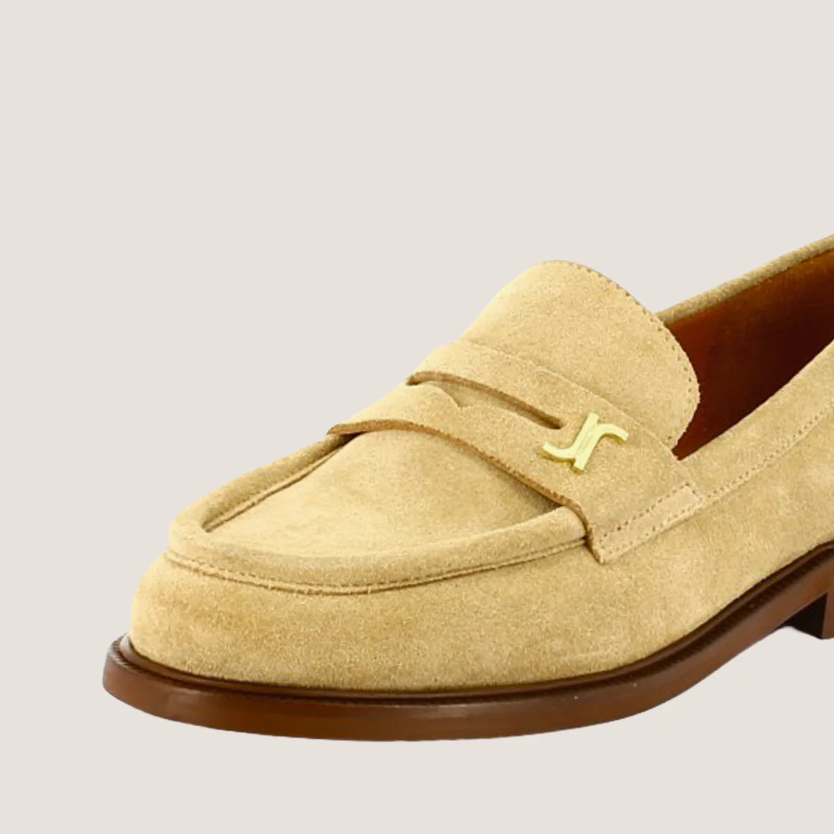 Jonak | Duedi Croute Moccasin - Sand Crust Calfskin Sable - Image 4