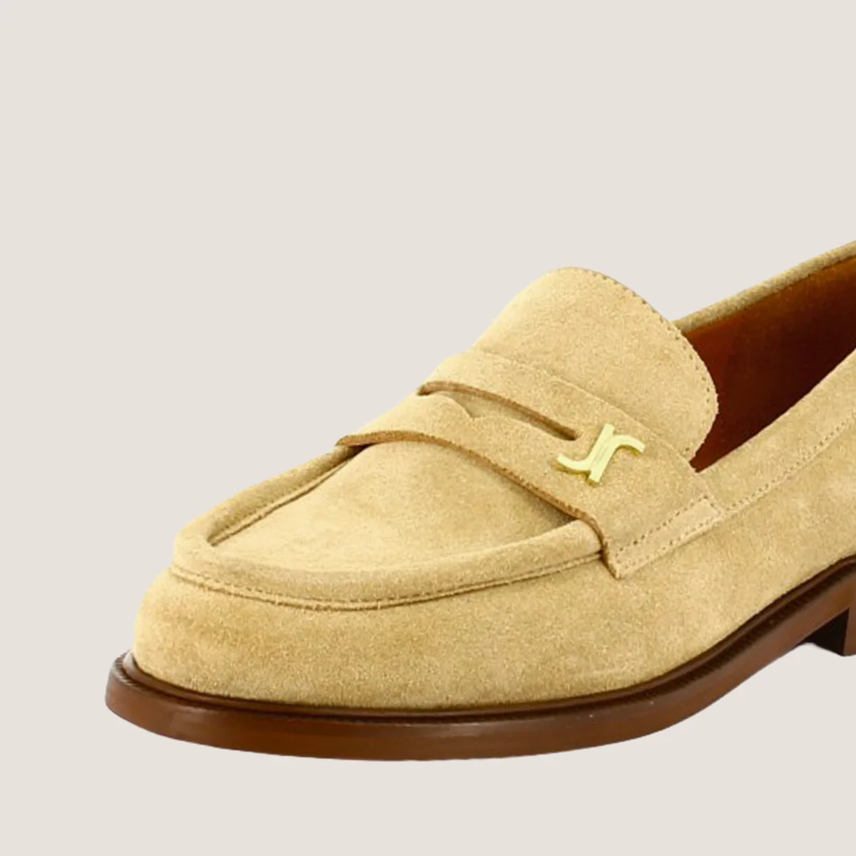 Jonak | Duedi Croute Moccasin - Sand Crust Calfskin Sable - Image 5