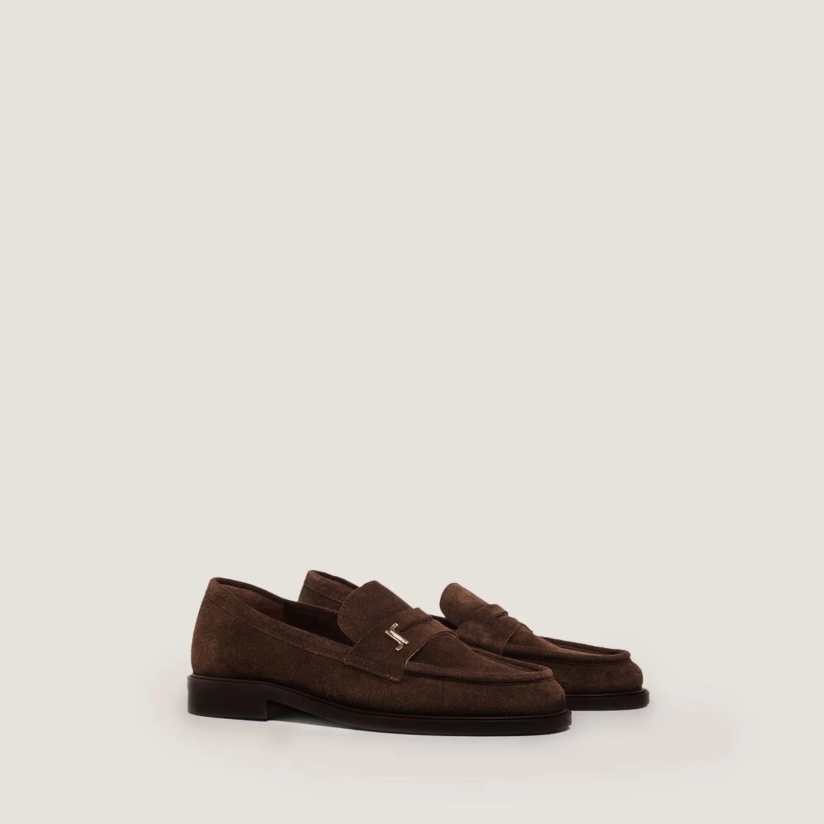 Jonak Women's Suede Leather Loafers Mocassins Duedi - Brown - Image 3