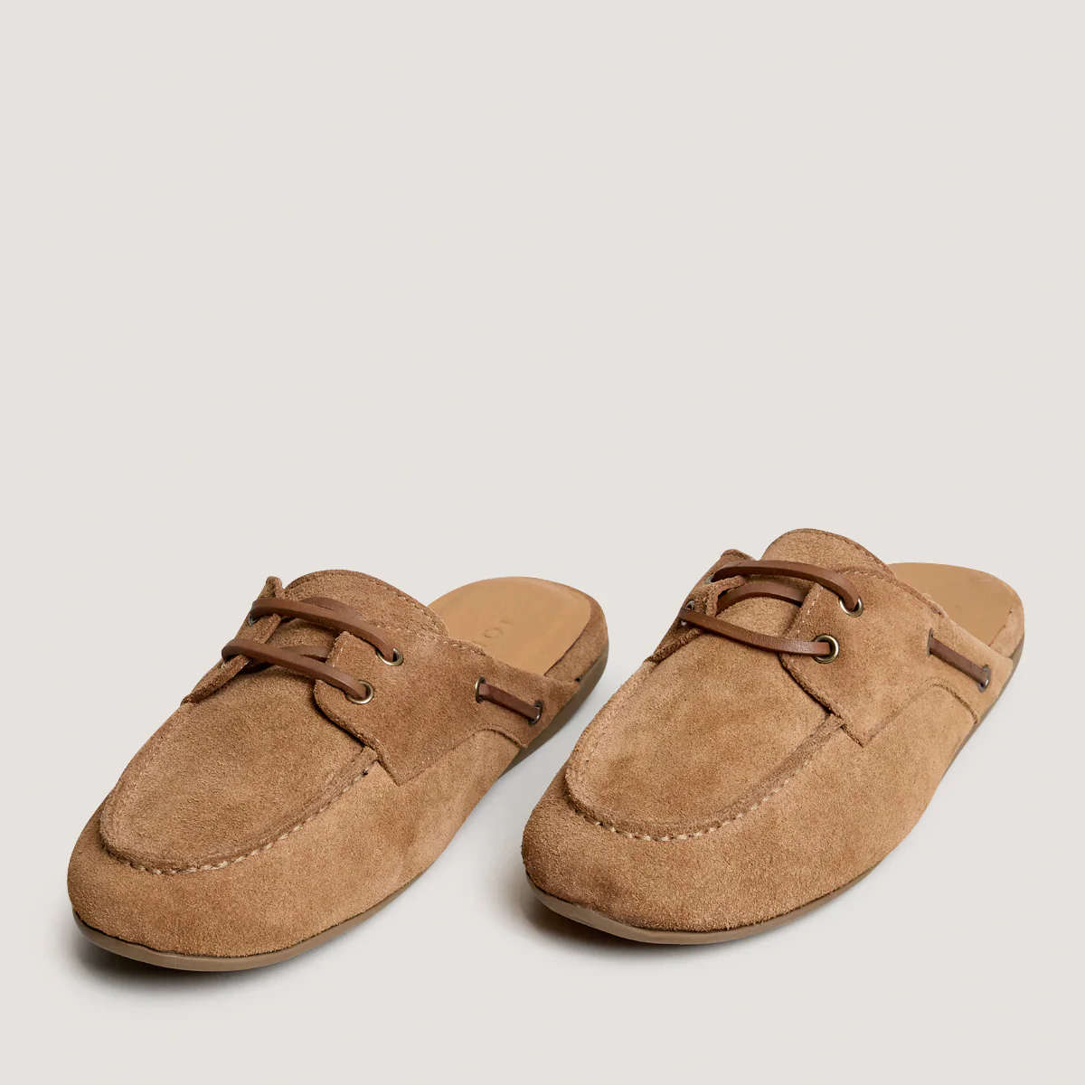 Jonak | Lilou Open-Back Moccasin - Crust Leather Taupe - Image 3