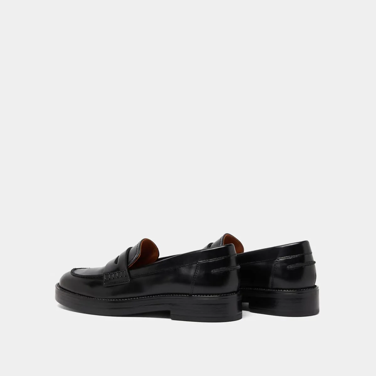 Jonak | Mirna Black Leather Loafers - Streamlined Moccasin - Image 6