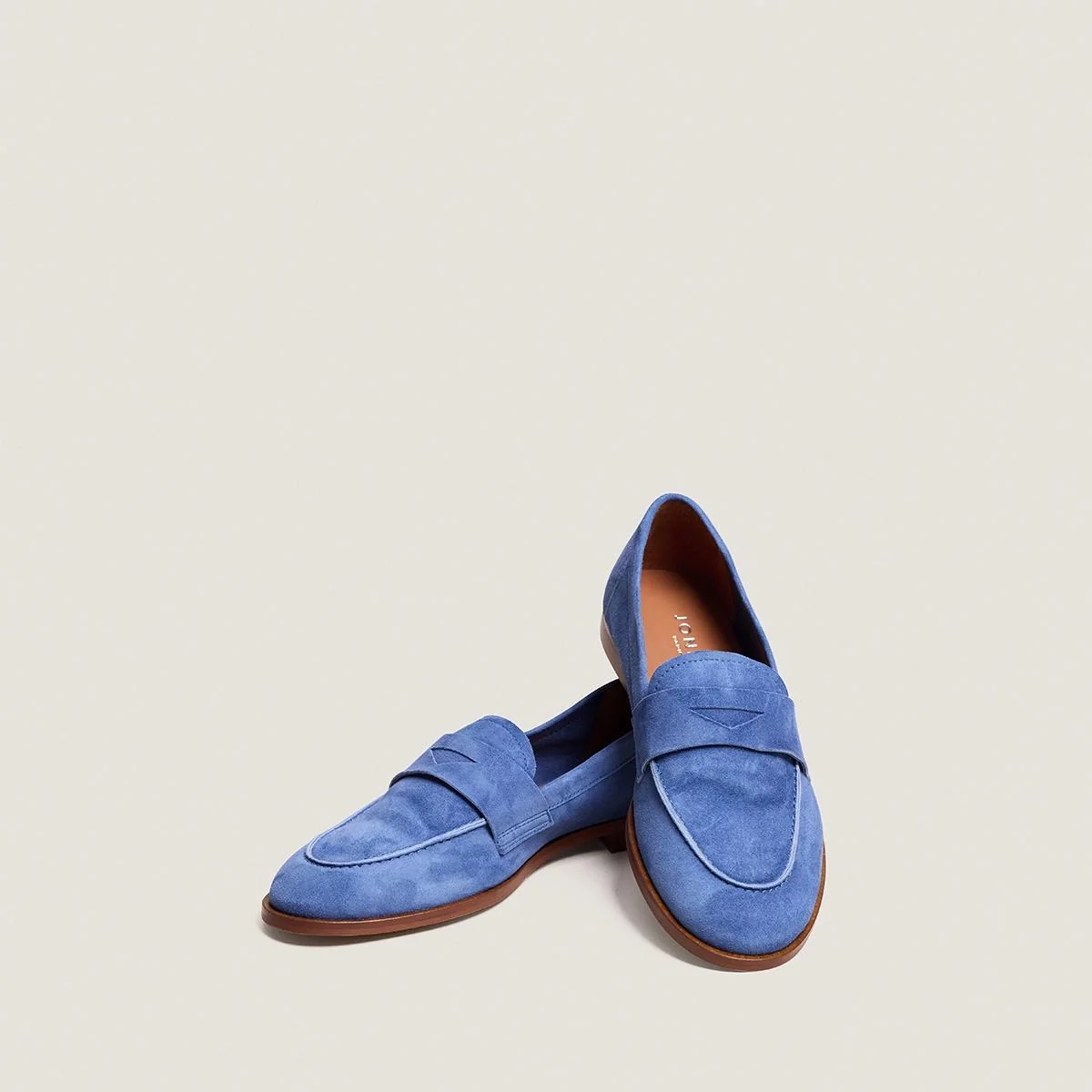 Women Premium Soft Moccasin Shoes Velour - Steel Blue Bleu-Acier - Image 5