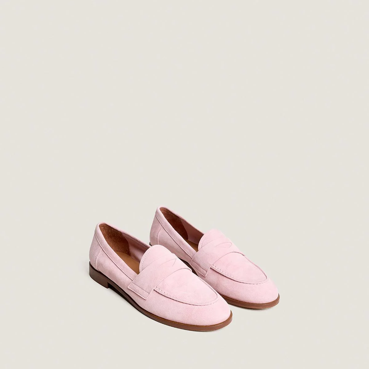 Jonak | Thelma Velours Moccasin - Rose-Petale - Image 2