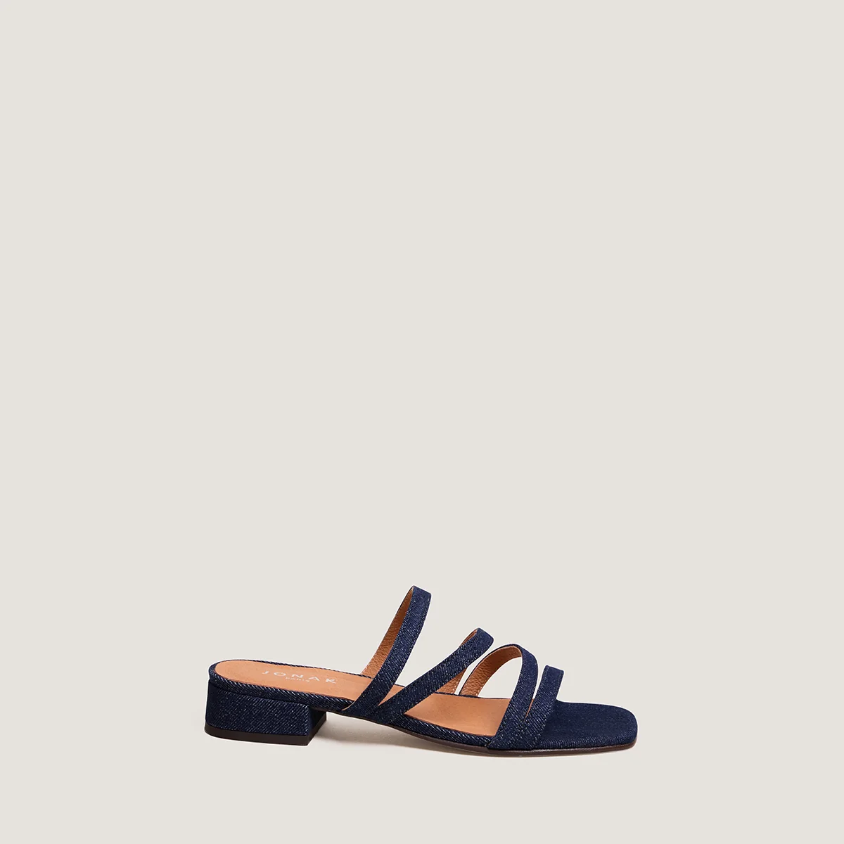 Women Mules Alpilles Full-Grain Leather - Dark Blue Bleu-Fonce - Image 3