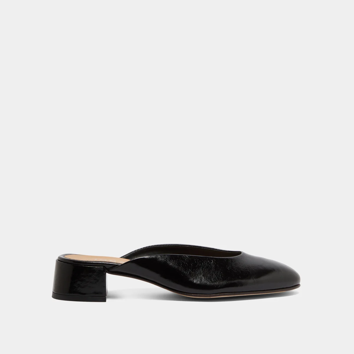 Women Mules Vernis Patent Leather Premium Luxury - Noir - Image 2