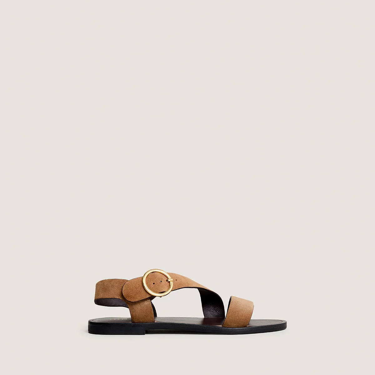 Jonak | Plagettes Welbi Sandal in Crust Leather Taupe