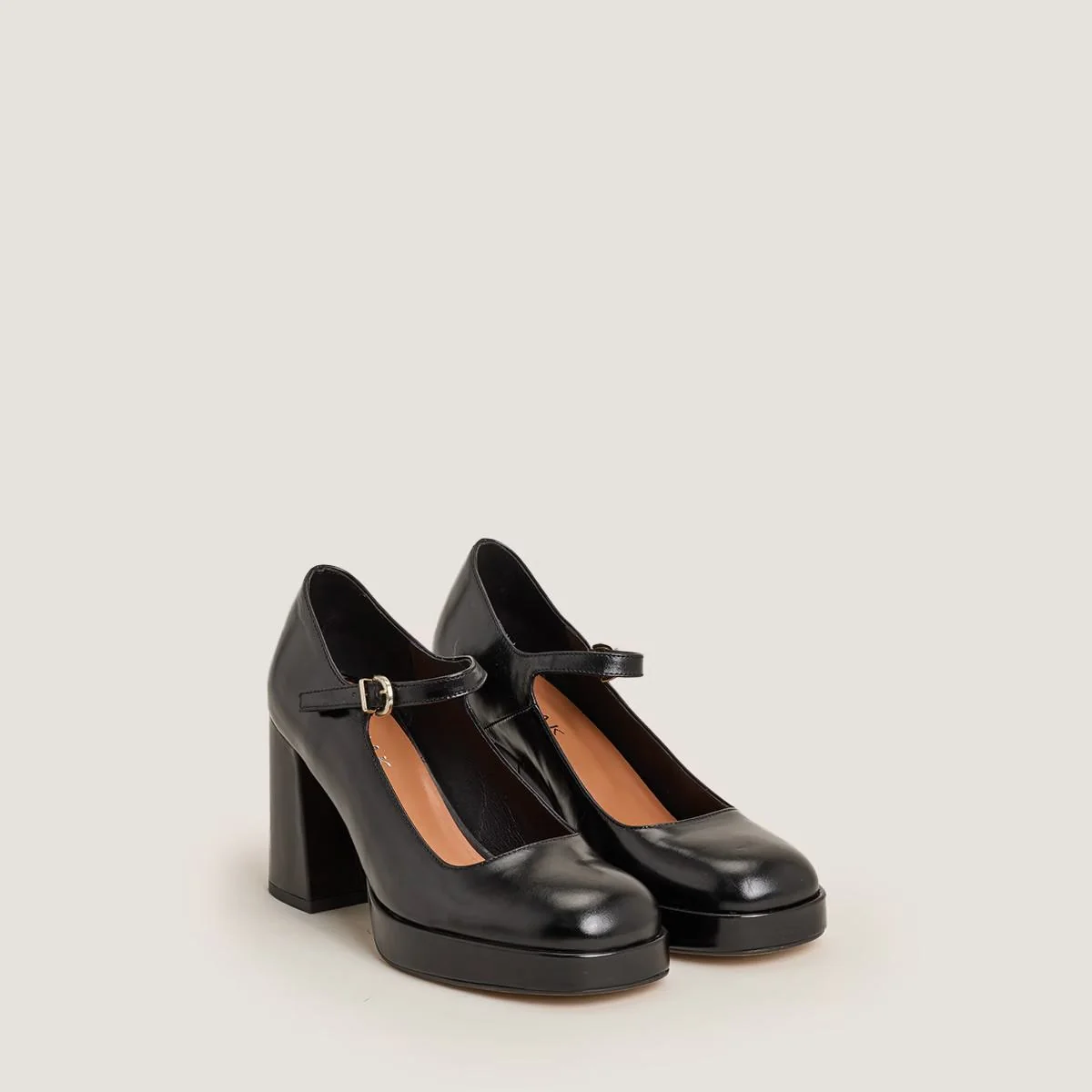 Jonak | Babies Veritox Mary Jane Pumps - Black Leather - Image 2
