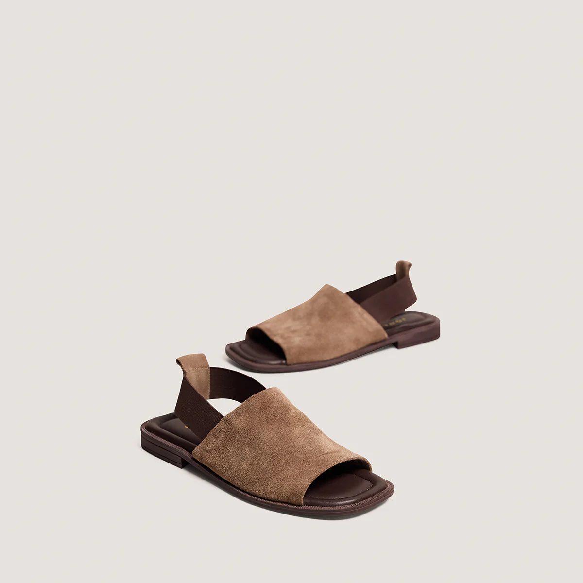 Jonak | Joy Croute Sandals in Crust Leather Taupe