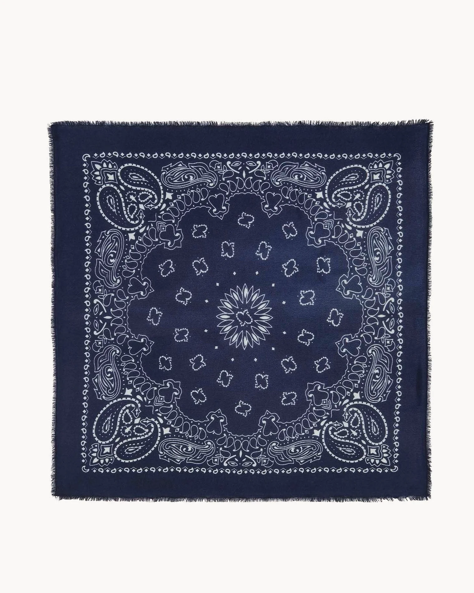 Kujten | Hachiko Cashmere Scarf Marine-Fonce