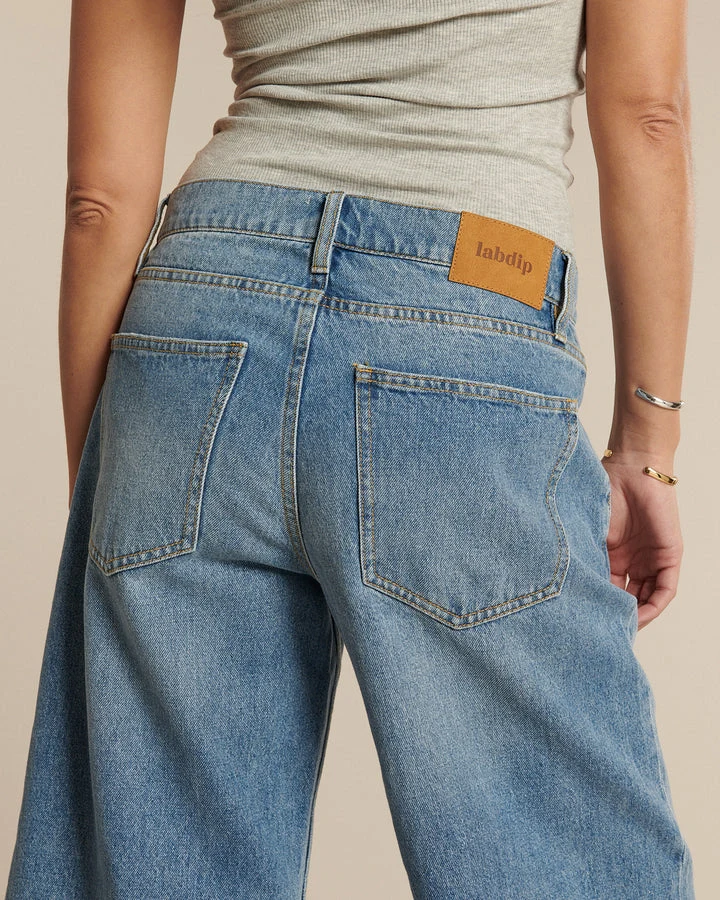 Lab Dip | Straight Denim Bermuda Shorts - Matte Ash Gray In-20 - Image 8
