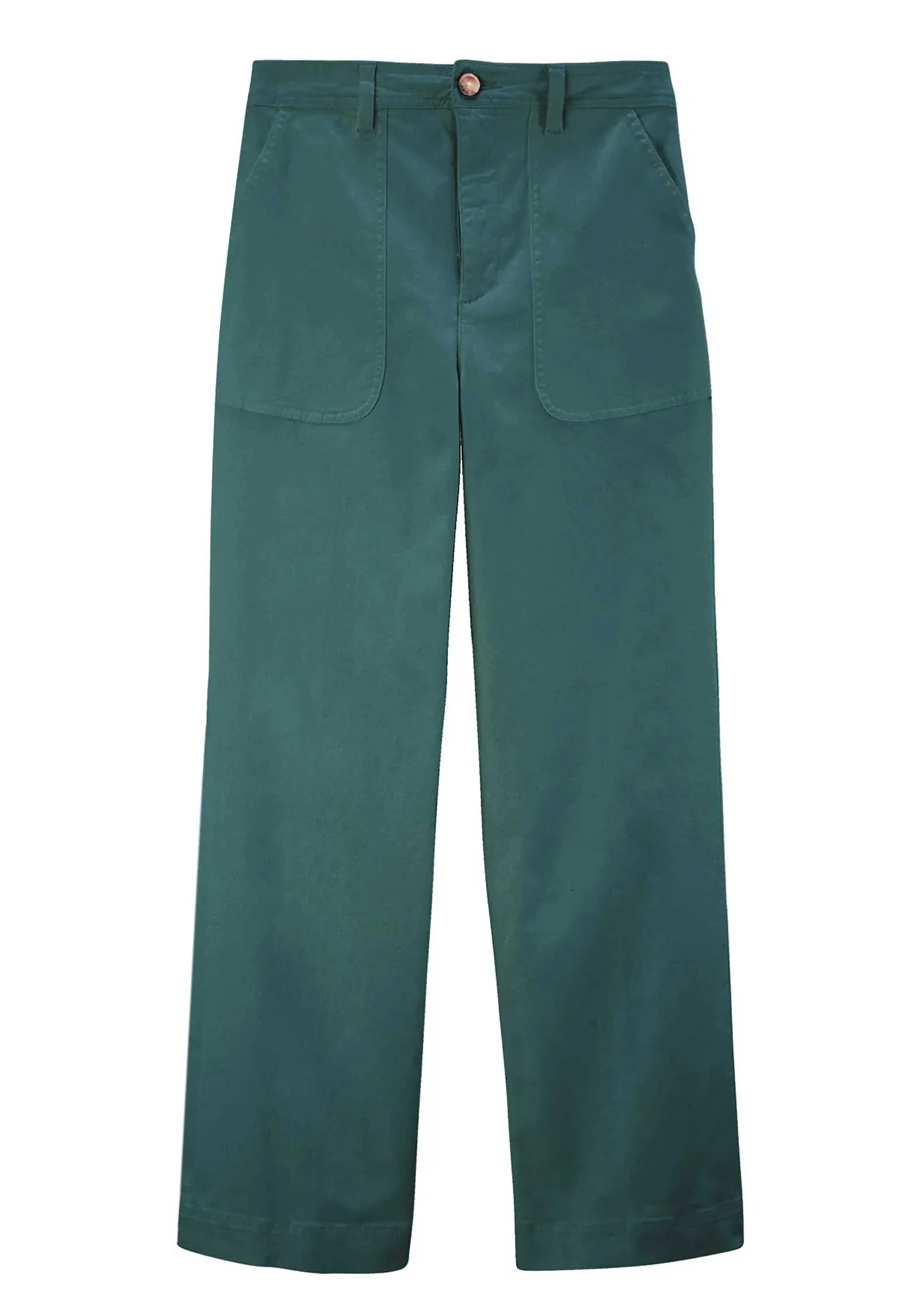 Lab Dip | Sunday Utility Wide-Leg Jeans - High-Rise Moss - Image 8