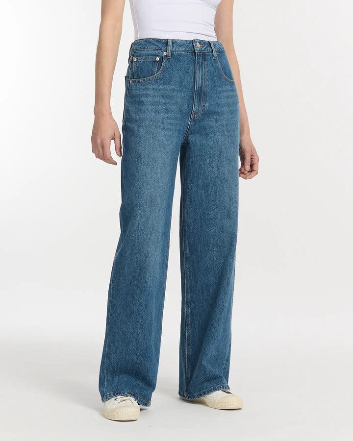 Lab Dip | Wilo Wide-Leg High-Rise Jeans - Navy In-30 - Image 3
