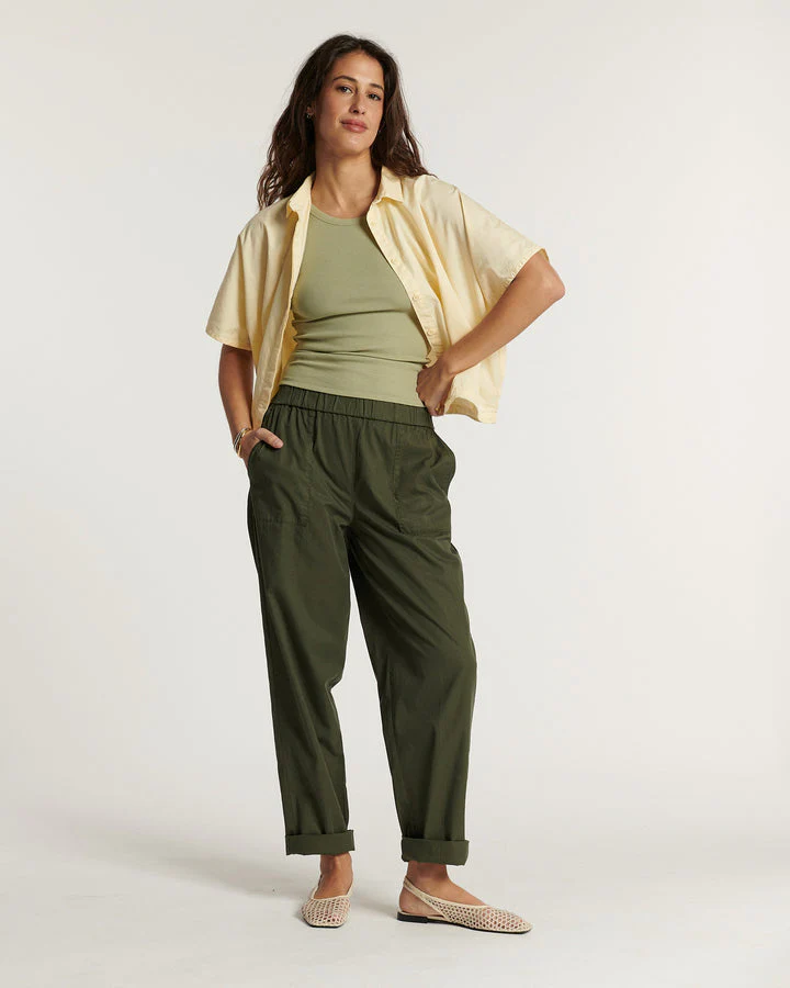 Lab Dip | Milpa Popeline Carrot Pants - Khaki