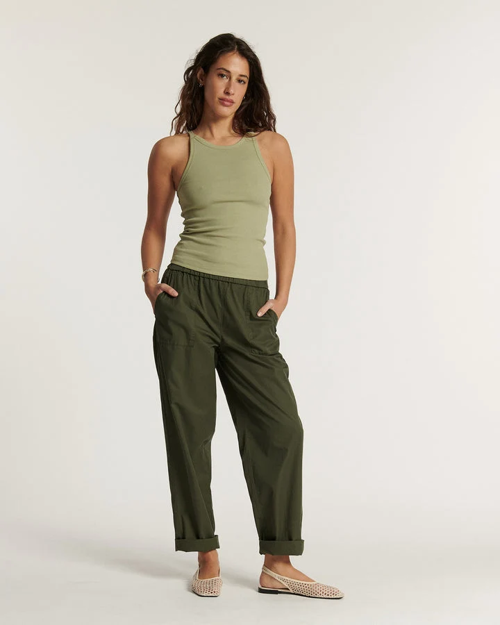 Lab Dip | Milpa Popeline Carrot Pants - Khaki - Image 3