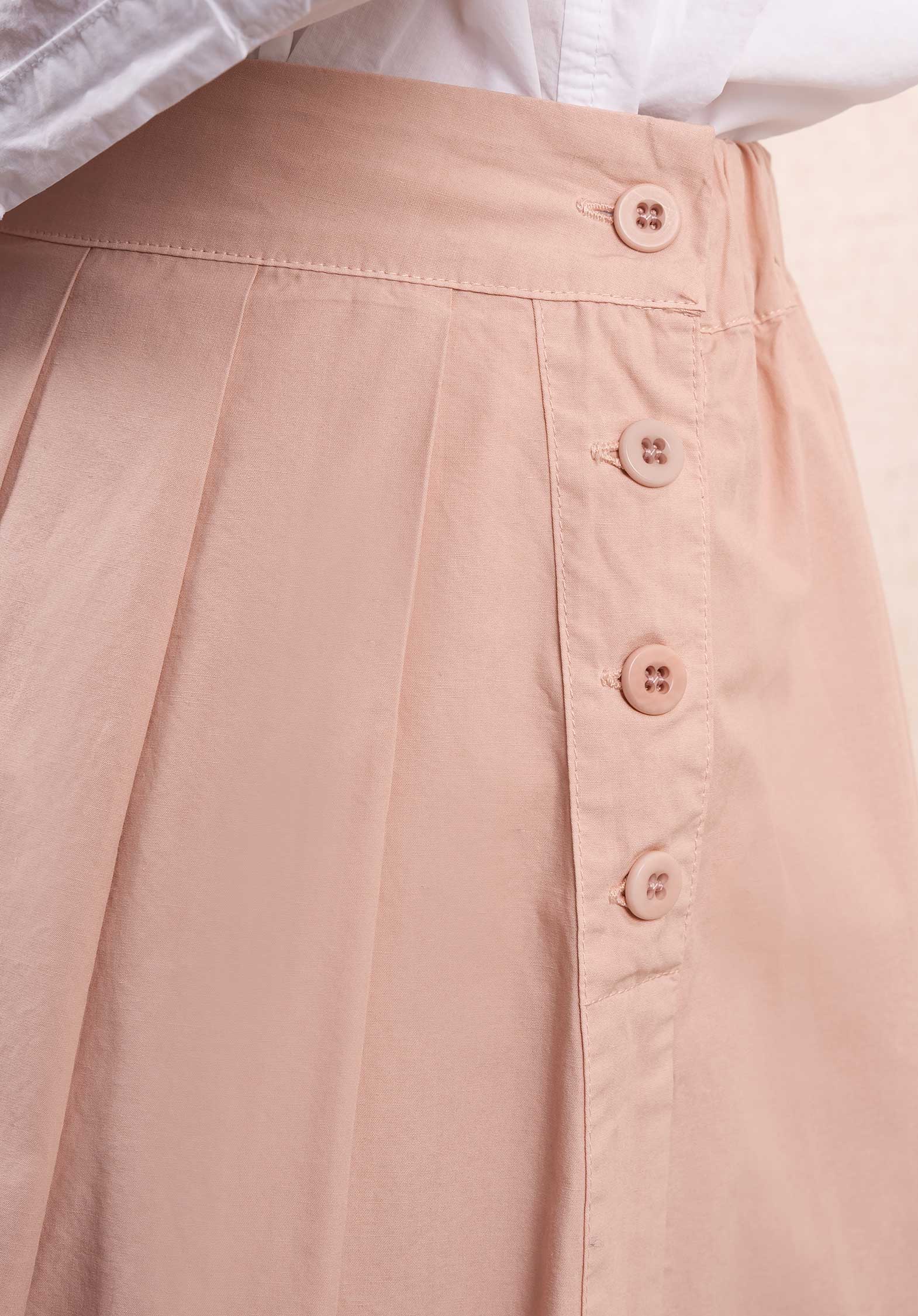 Labo Art | Gonna Maso Pleated Skirt - Rose-Gray - Image 4