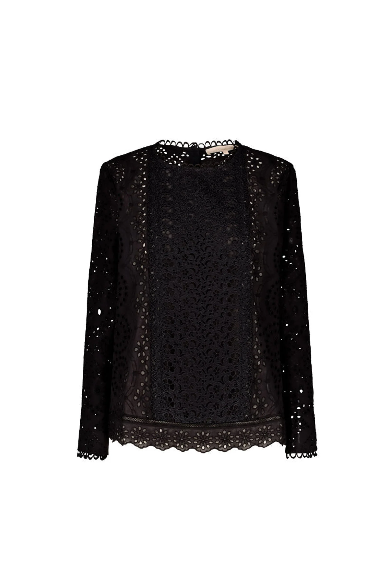 Vanessa Bruno | Lace Wide Blouse - Black - Image 5