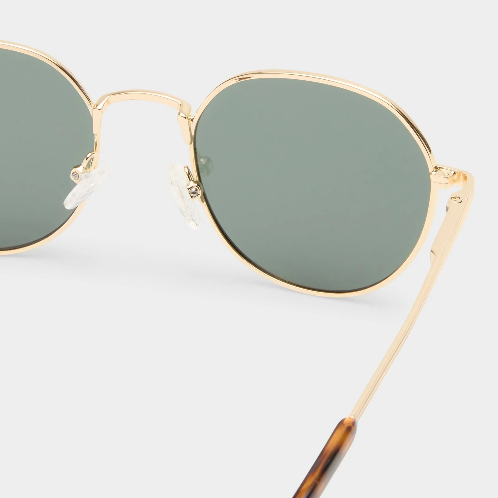 LE Specs | Odyssey Round Sunglasses - Gold-Khaki - Image 4