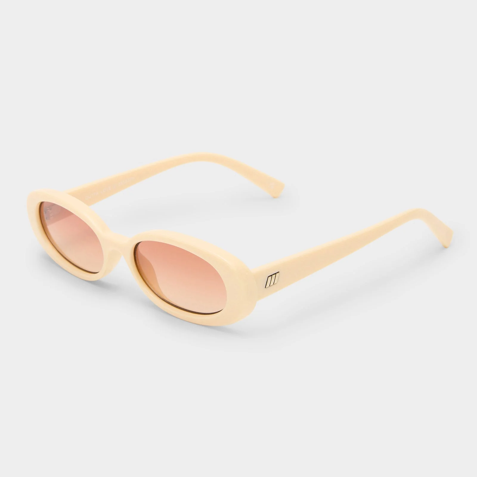 Le Specs | Outta Love 229 Sunglasses - Oval Ecru - Image 3