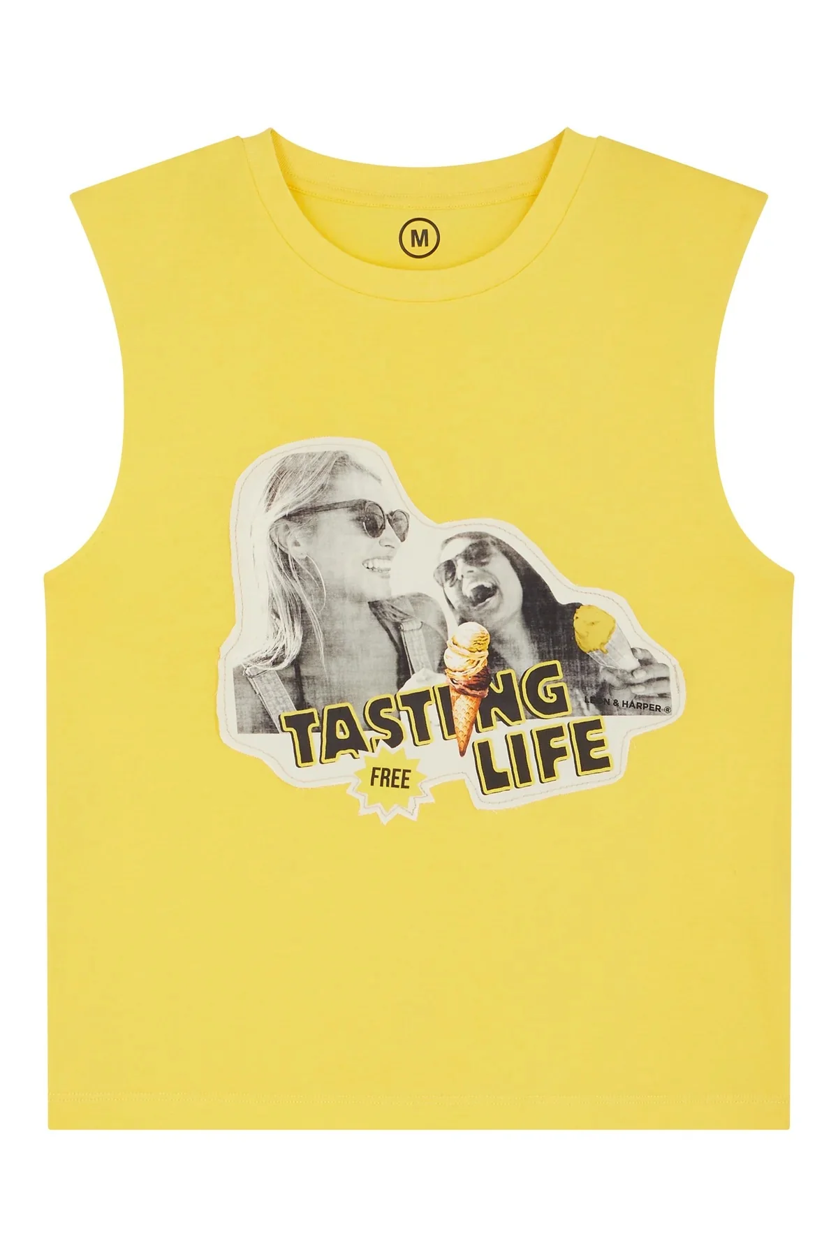 Leon & Harper | Graphic Dode Tank in Tasty Yellow