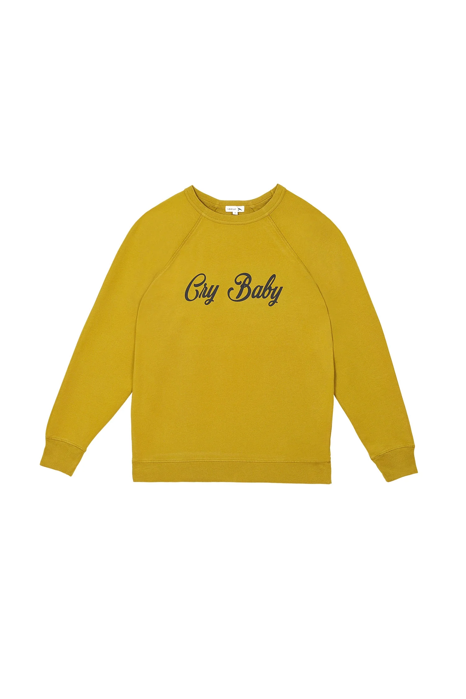 Soeur | Loose-Fitted Cotton Sweatshirt with Screen-Printed Text - Image 2