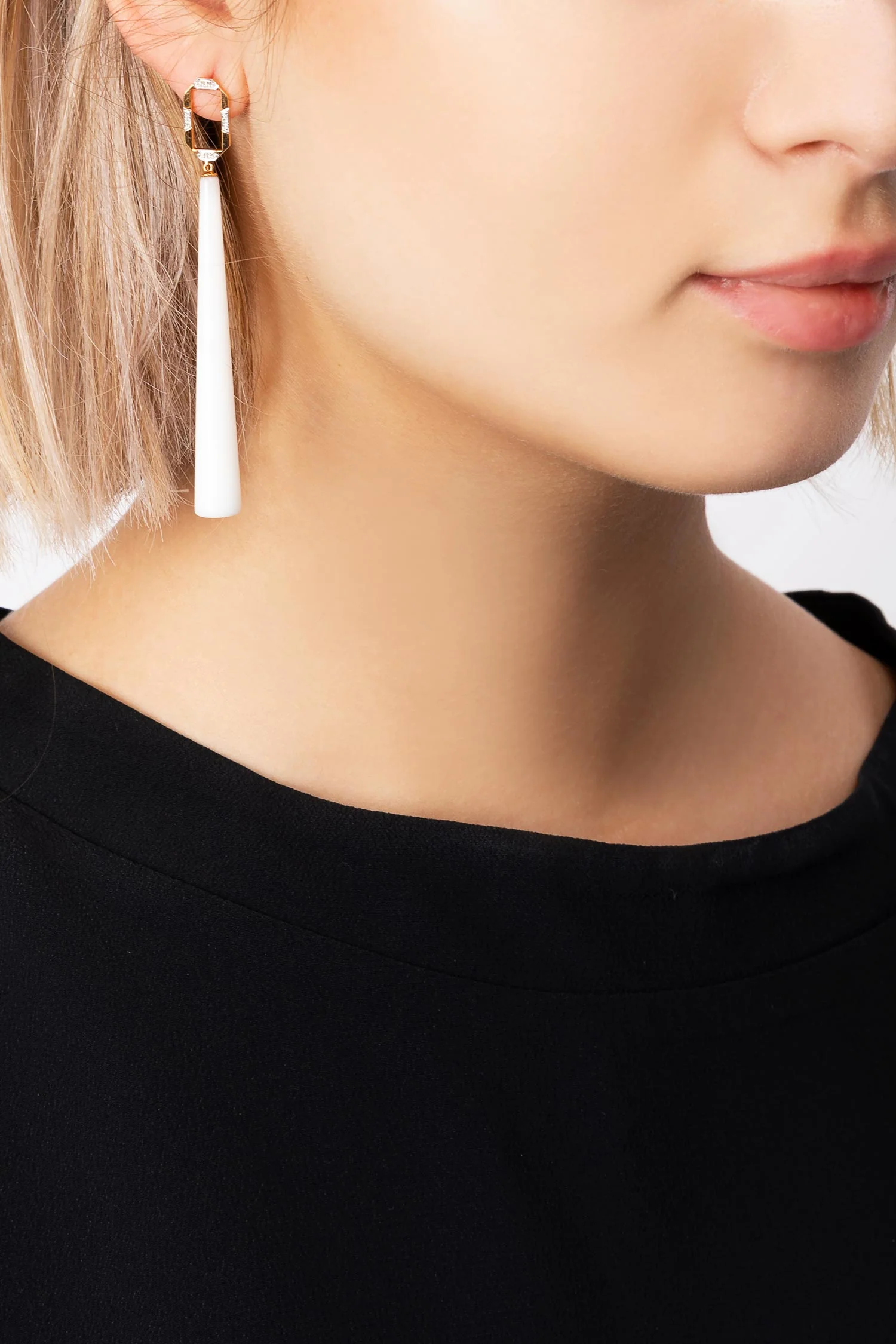 Maison Vamp | Sculptural Earring - 18k-Rose-Gold