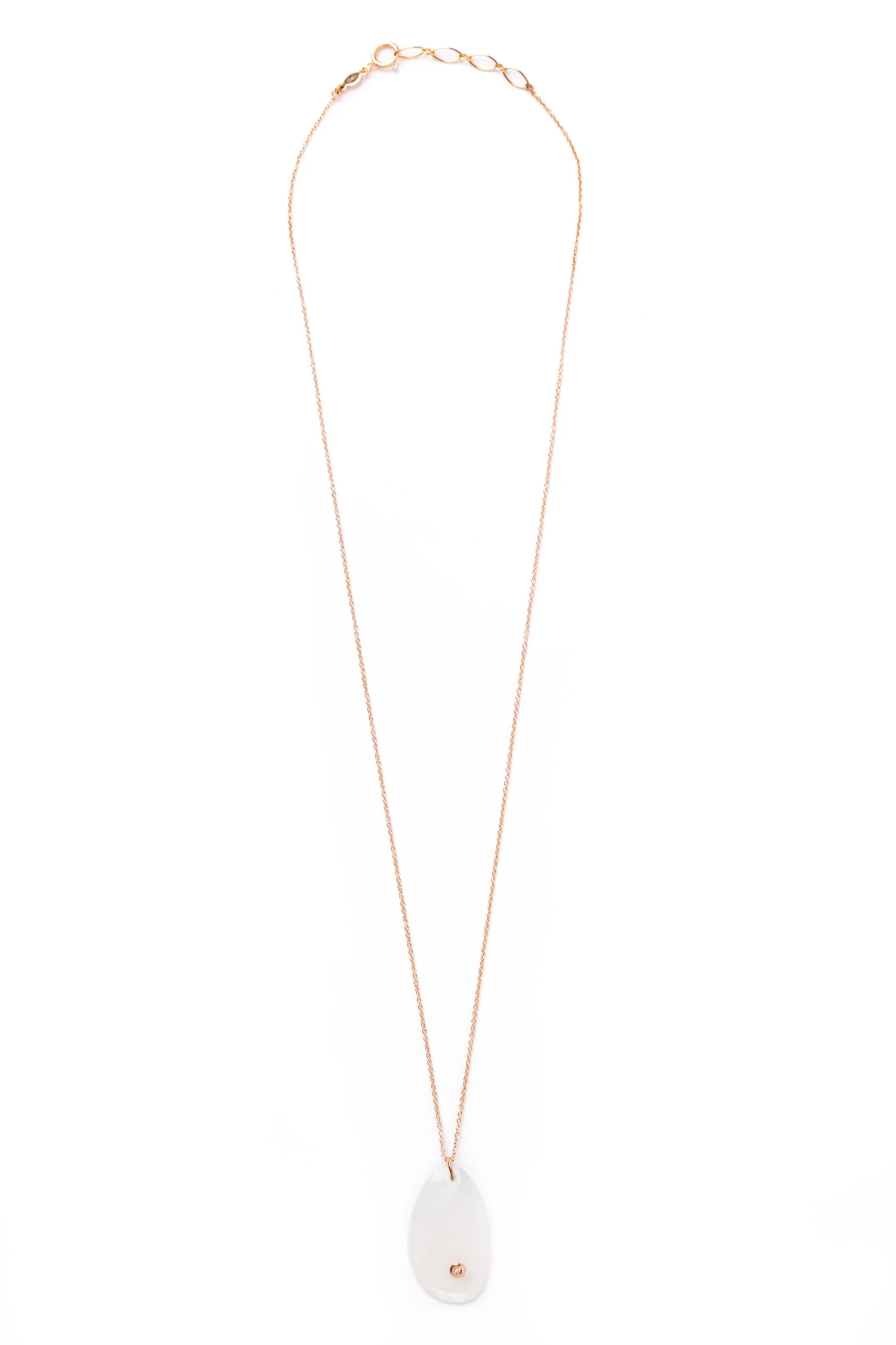Maison Vamp | Pendant Necklace - Blue Stone Chalcedony - Image 5