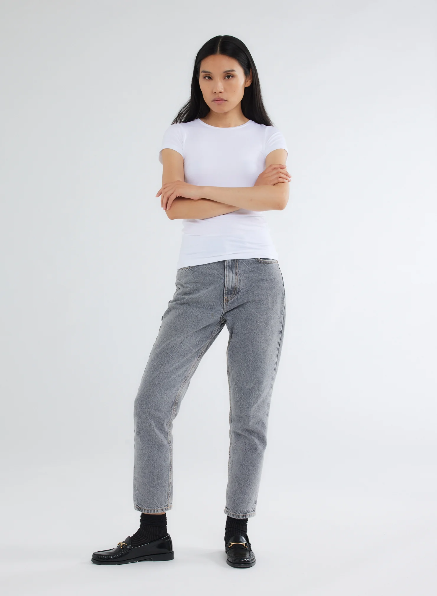 Majestic | Slim-Fit Viscose T-Shirt - White - Image 6