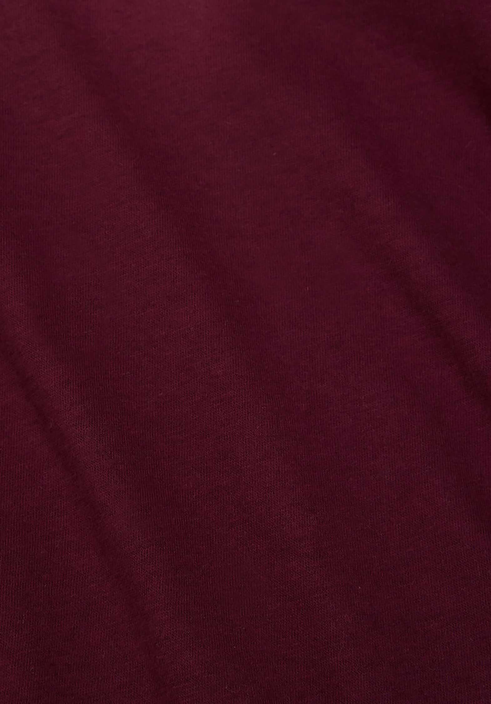 Majestic | Long-Sleeve Cotton-Cashmere Tee in Plum - Image 2