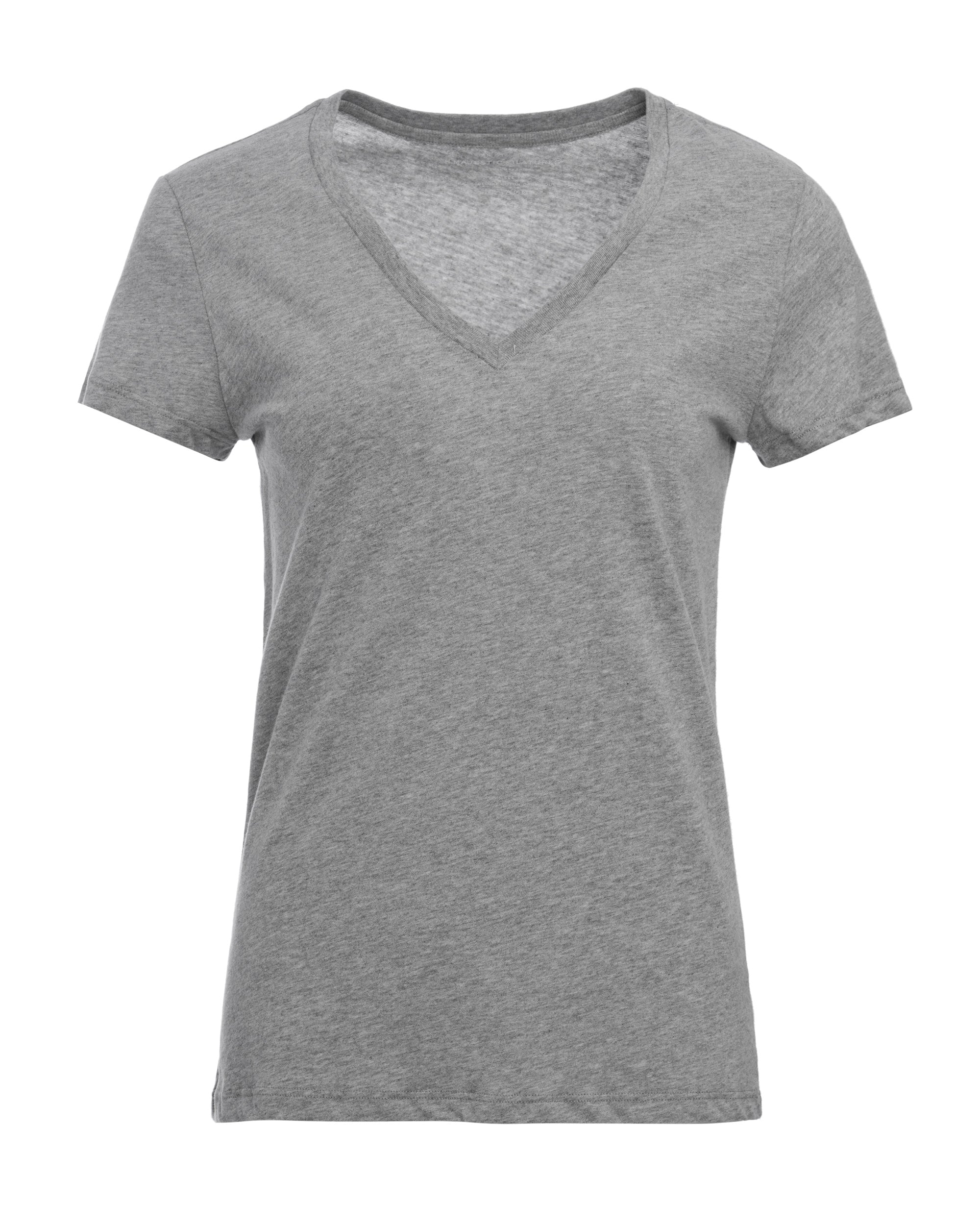 Women's T Shirt Viscose Elastane Blend - Gris-Chine-Clair