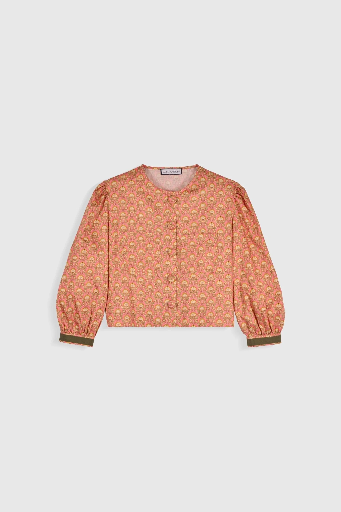 Maria de la Orden | Bristol Shirt in Print Peacock-Flowers