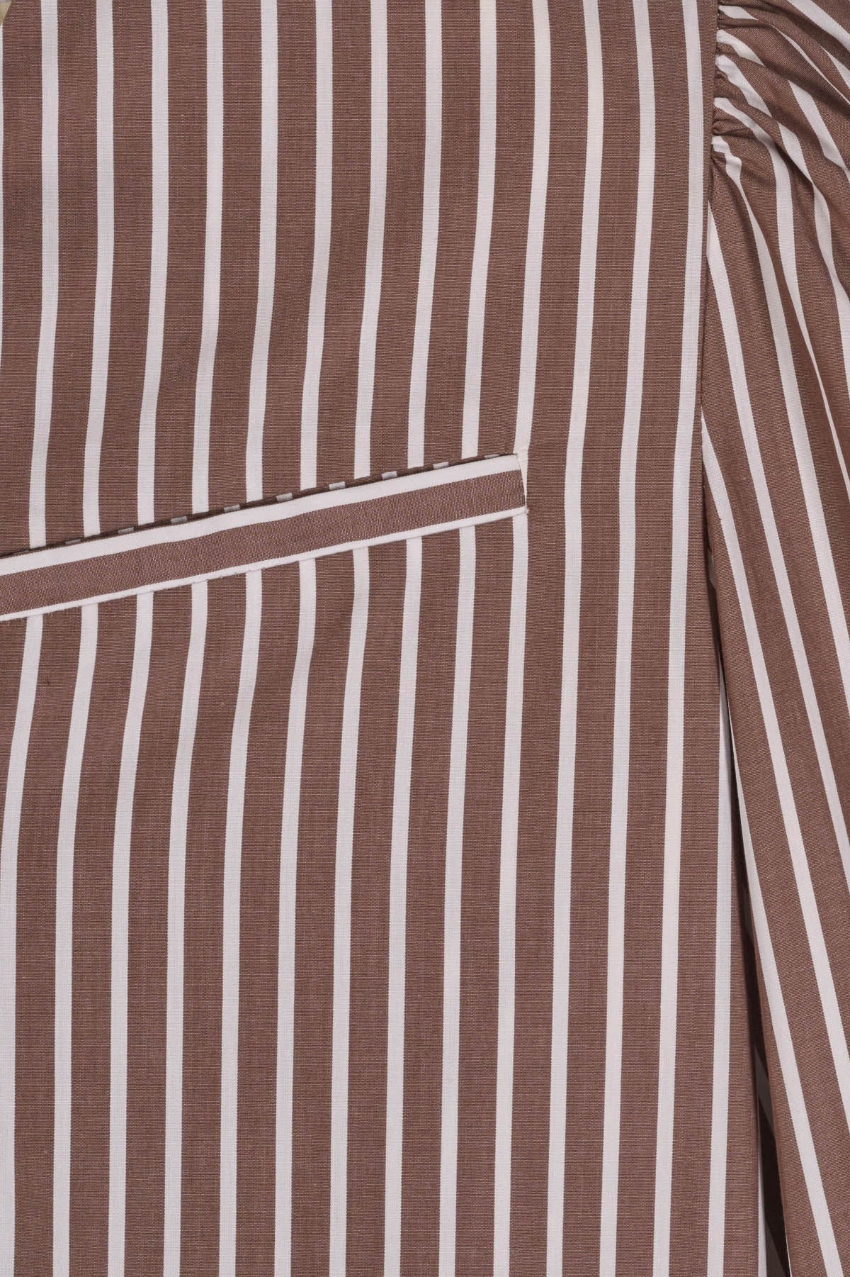 Maria de la Orden | Jiselle Cropped Jacket - Brown Stripe Brown-Stripes - Image 6