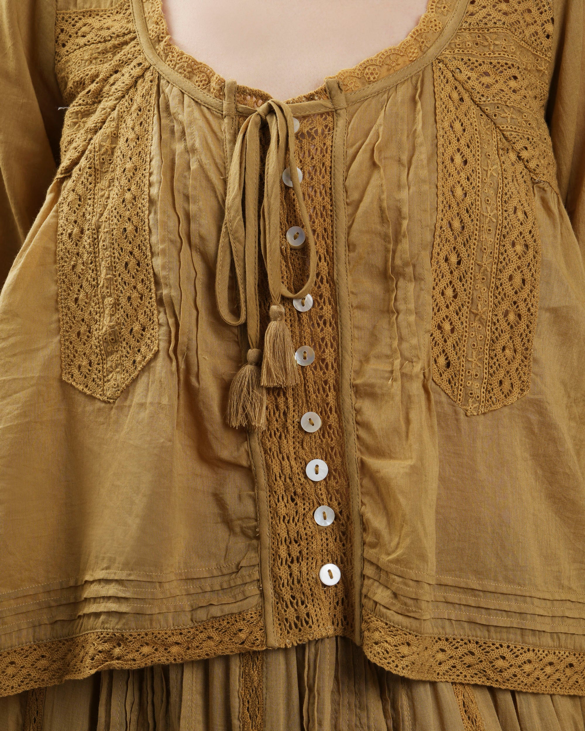 Marlo | Jude Cotton Blouse in Tabaco - Image 3