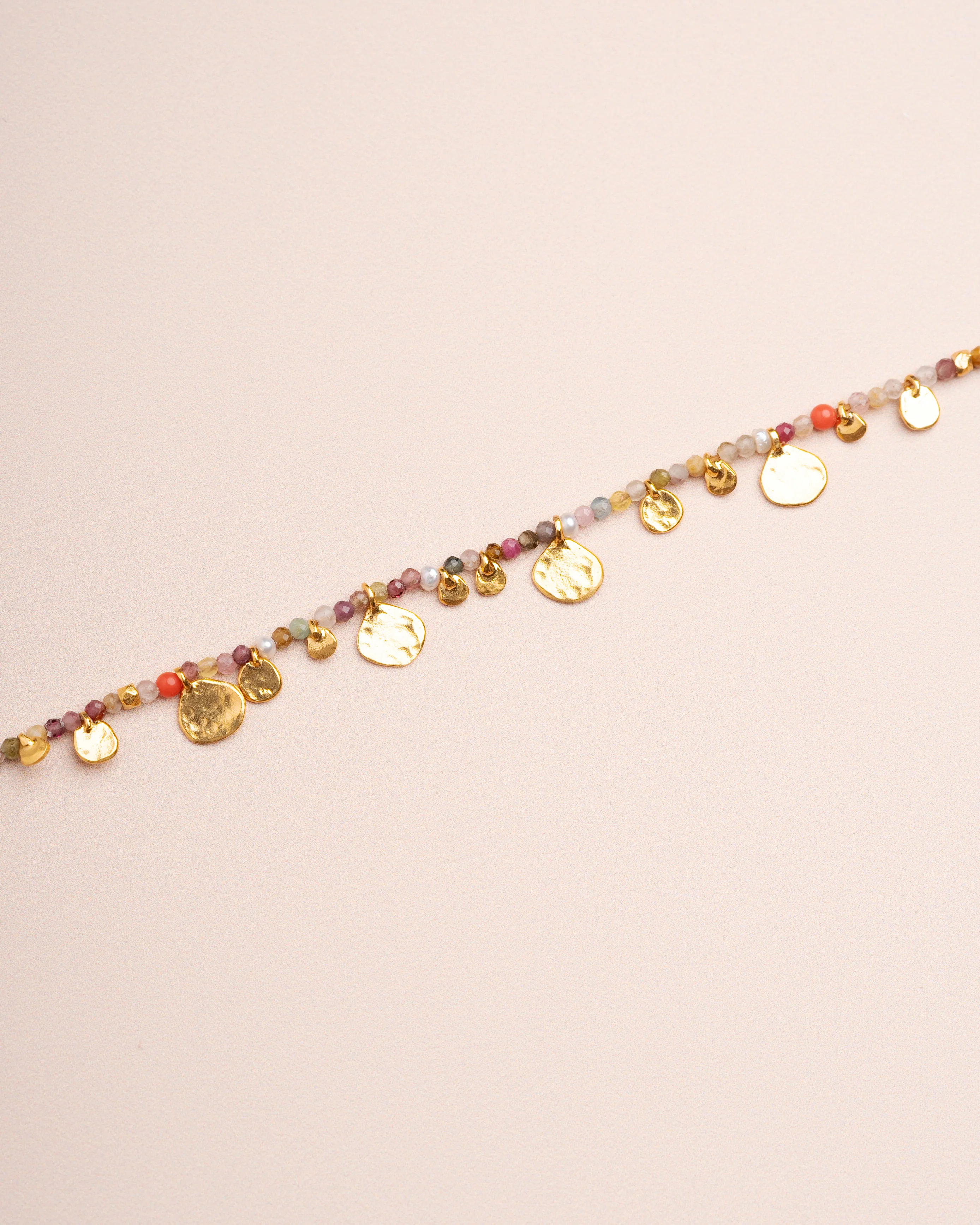 Mary Gaitani | Smarties Stone Bracelet - Multicolor Tourmaline - Image 3