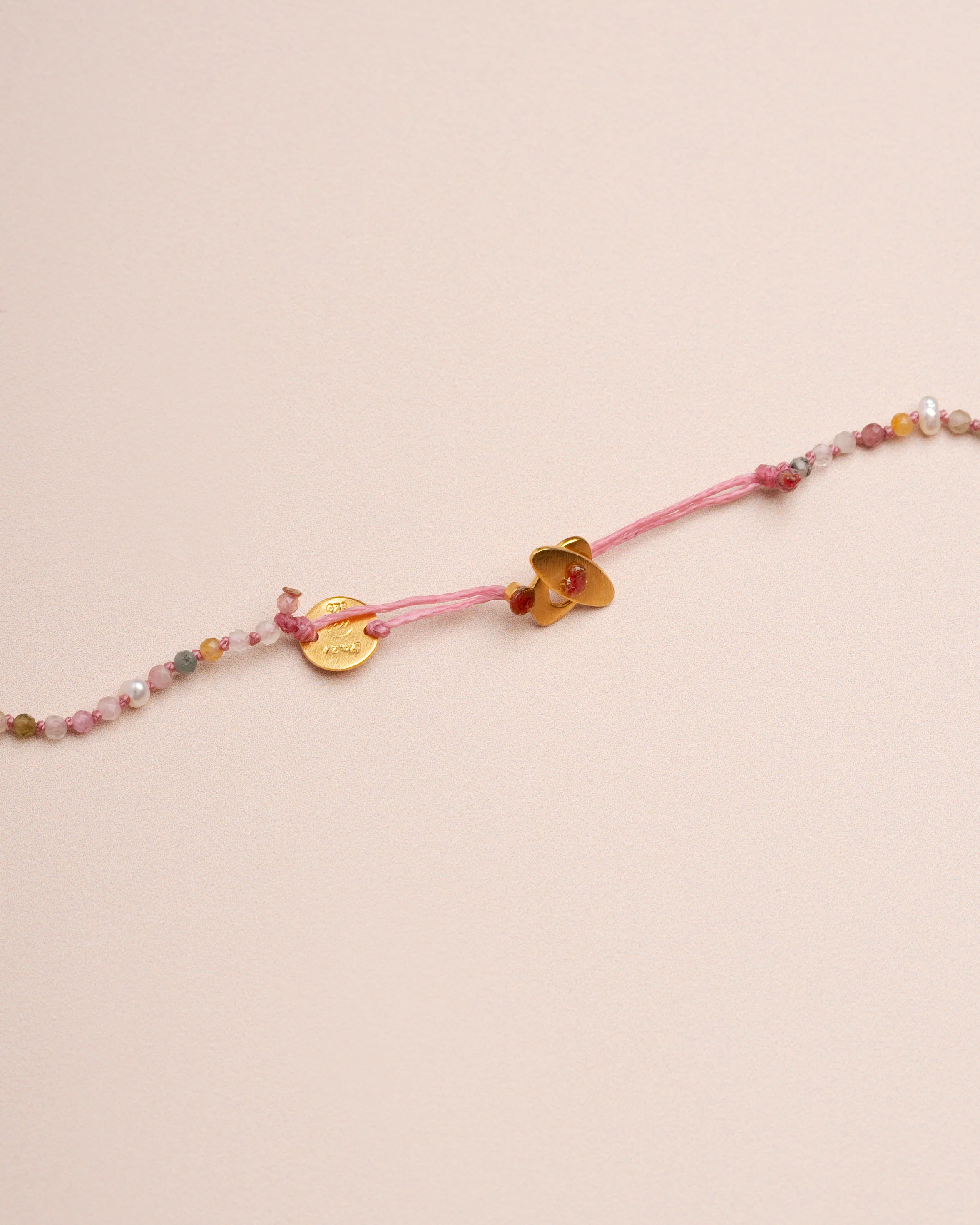 Mary Gaitani | Papillon Oval Necklace - Silver Tourmaline - Image 2