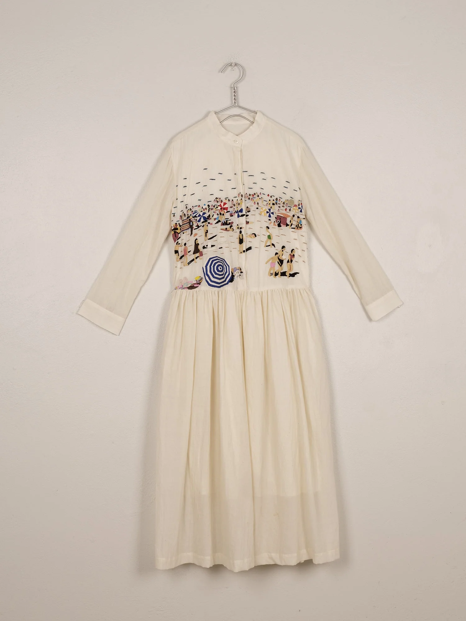 Mii | Handwoven Khadi Cotton Tara Maxi Dress - Natural - Image 4