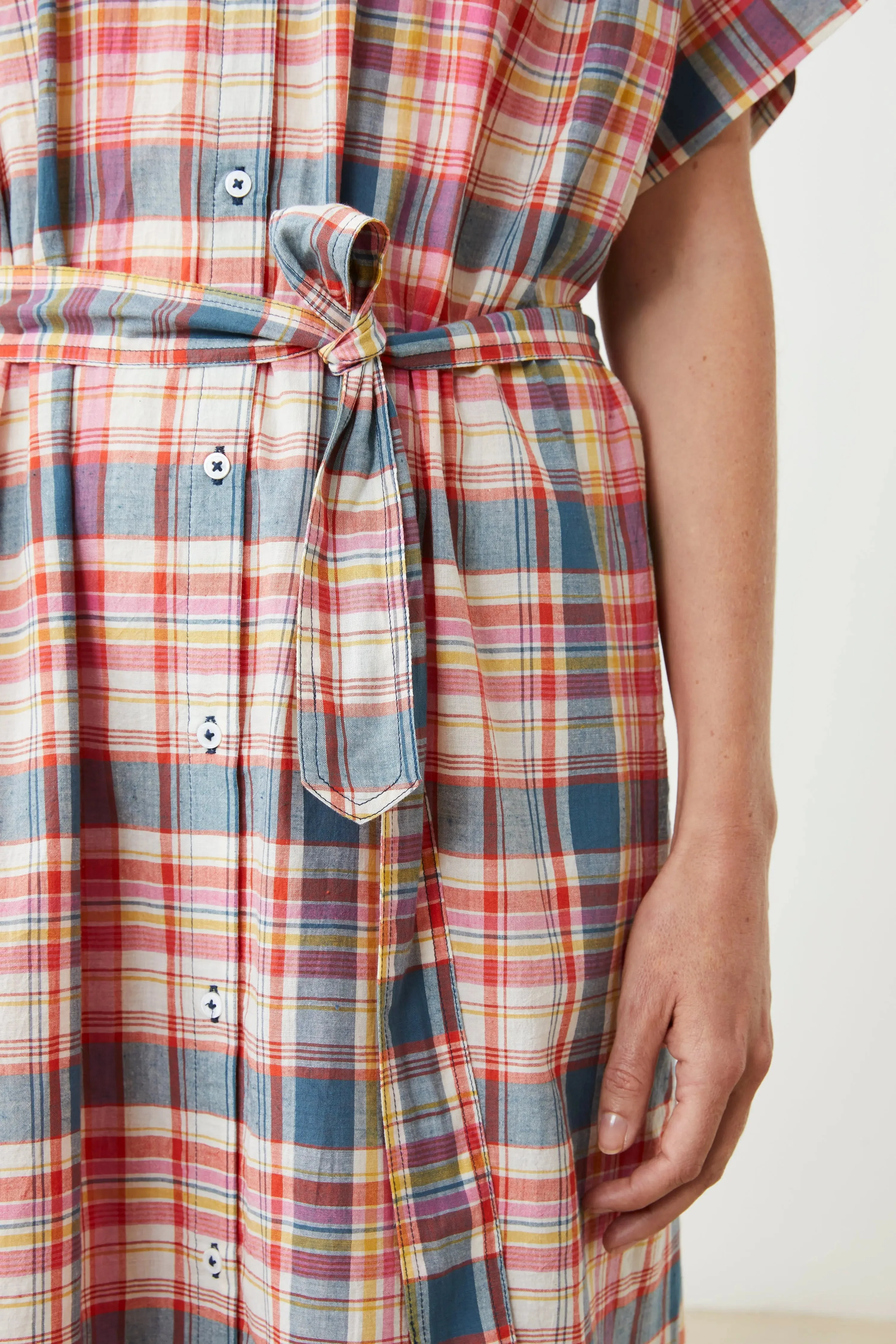 Moismont | Maxima Cotton Voile Dress Pop-Pink - Image 3
