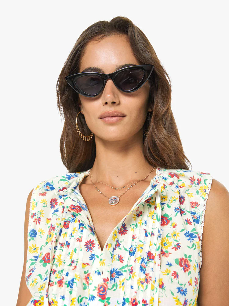Mother | Love Letter Top in Floral Print Rose-Bowl - Image 5