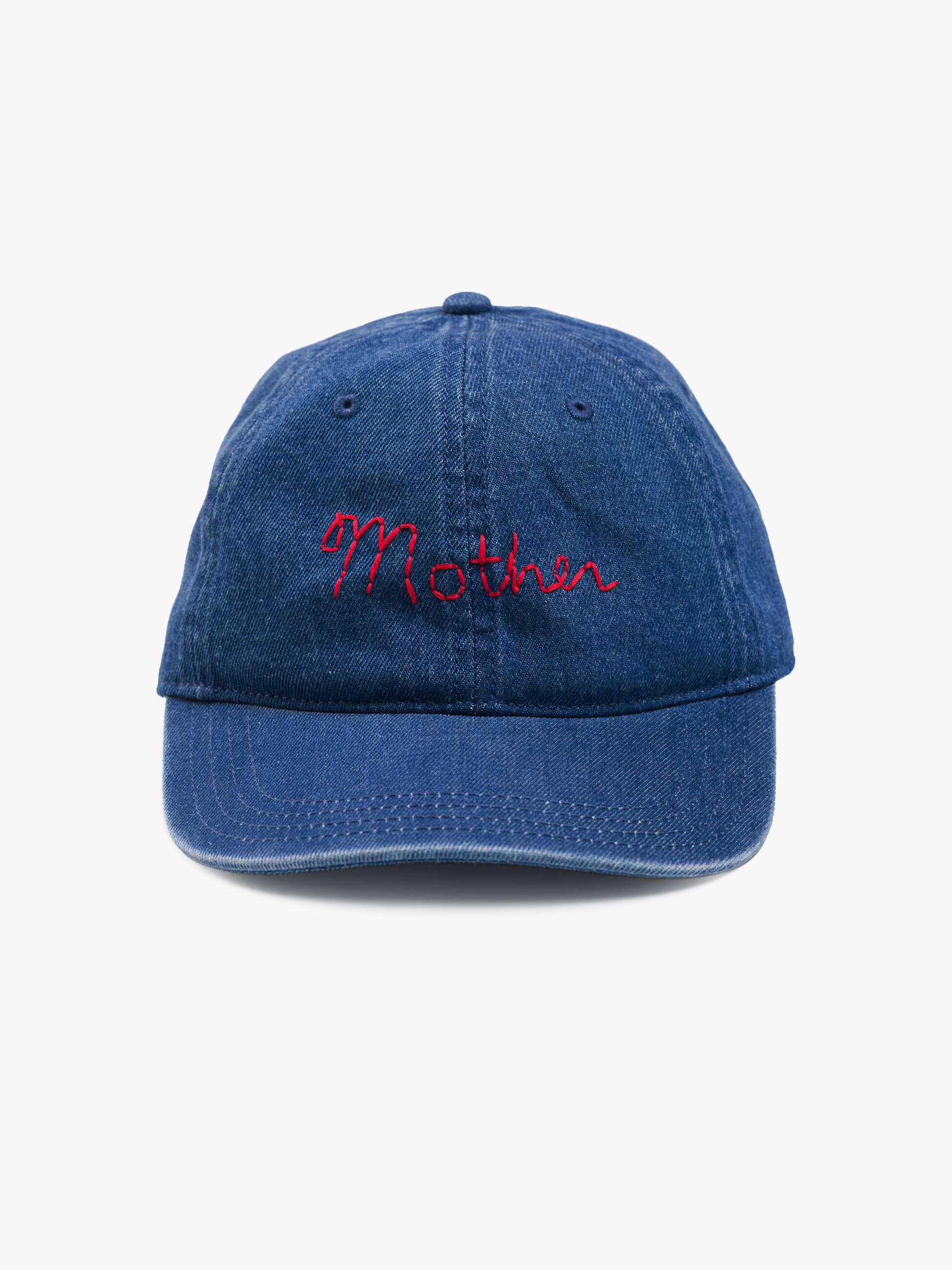 Mother | Montecito Dad Hat in Dark Blue Denim Montecito-Blue - Image 2