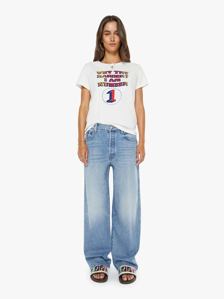 Mother | Graphic Tee - Boxy Crewneck Why-Try-Harder - Image 4
