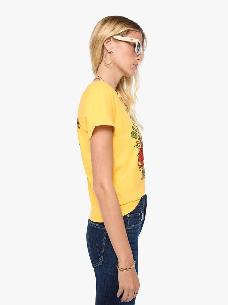 Mother | Lil Goodie Goodie T-Shirt - Golden Yellow Dirty-Tricks - Image 2