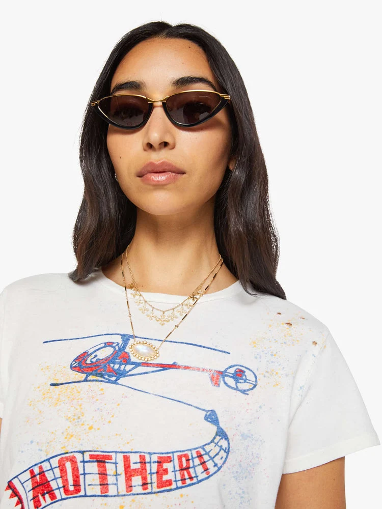 Mother | Graphic Tee - Vintage Slim Fit Hellicopter - Image 6