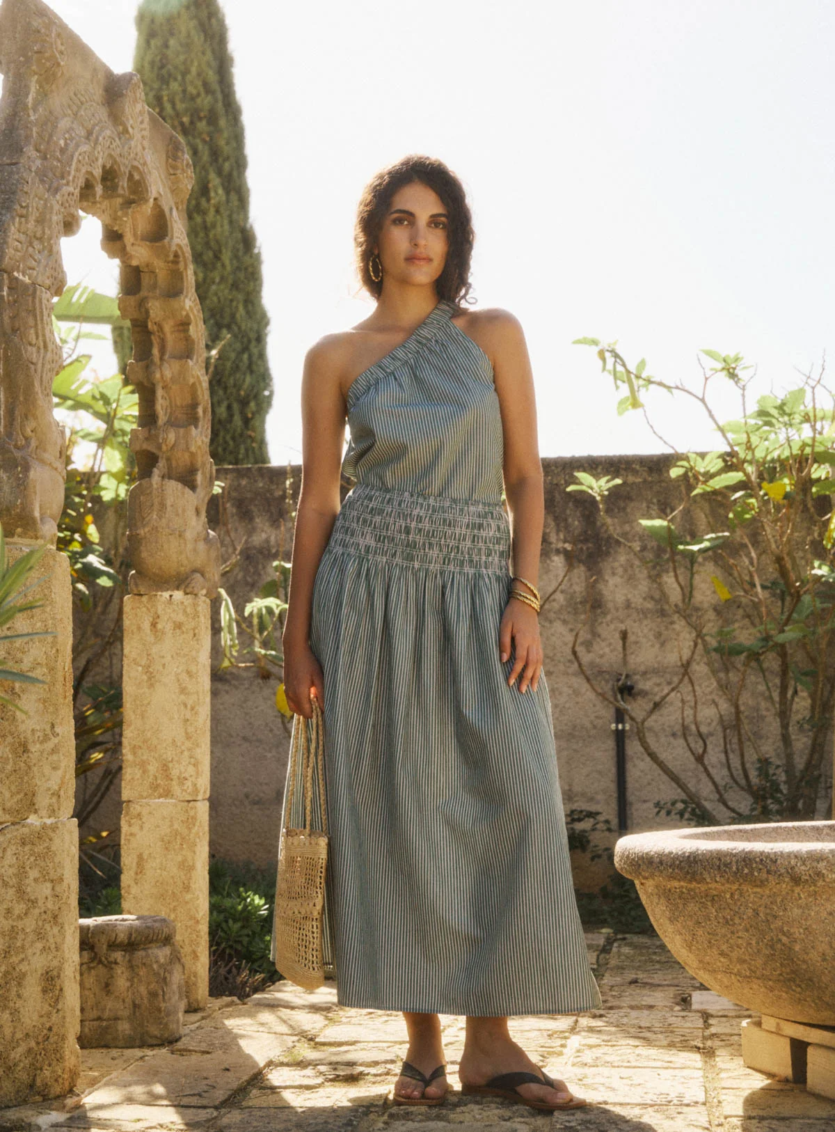 Women's Skirt Woven Fabric Annie Raye 126 - Basilic