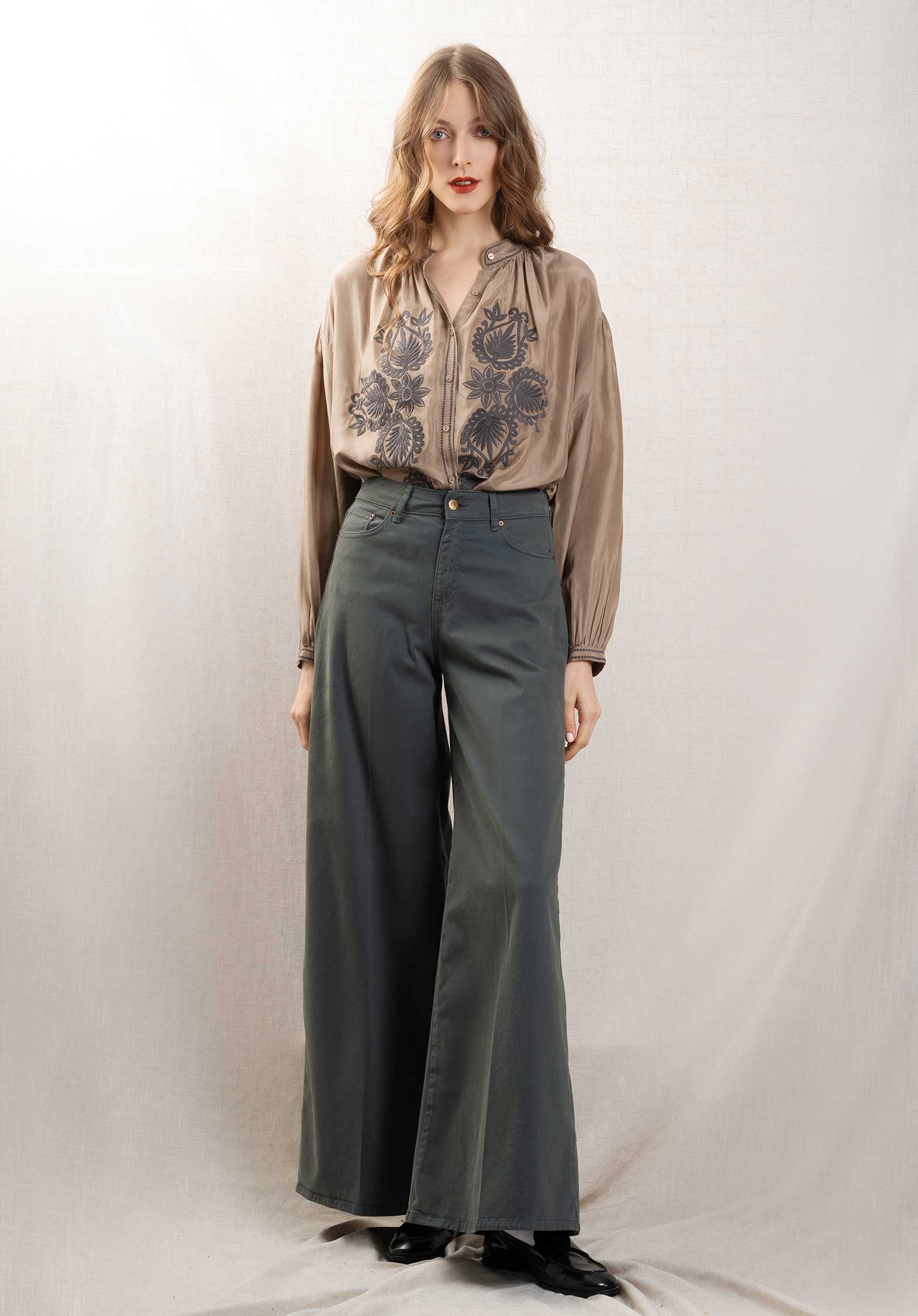 PS Dont Forget ME | Serena High-Rise Wide Leg Jeans - Graphite Grafite