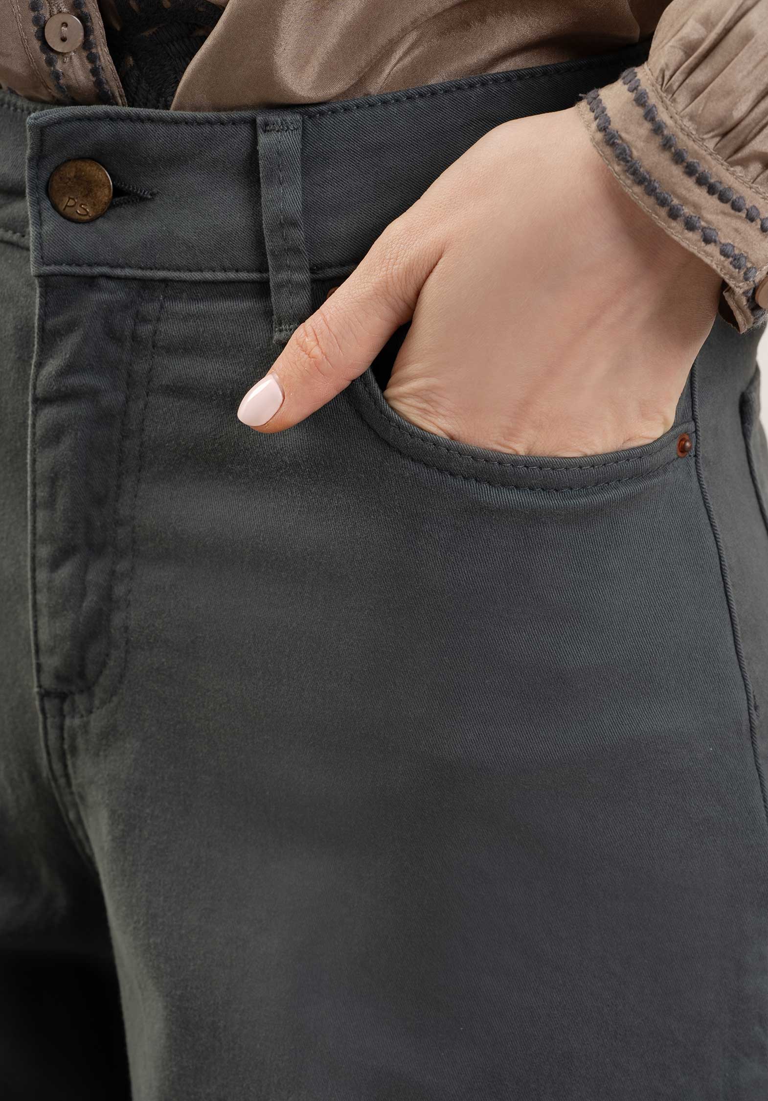 PS Dont Forget ME | Serena High-Rise Wide Leg Jeans - Graphite Grafite - Image 4