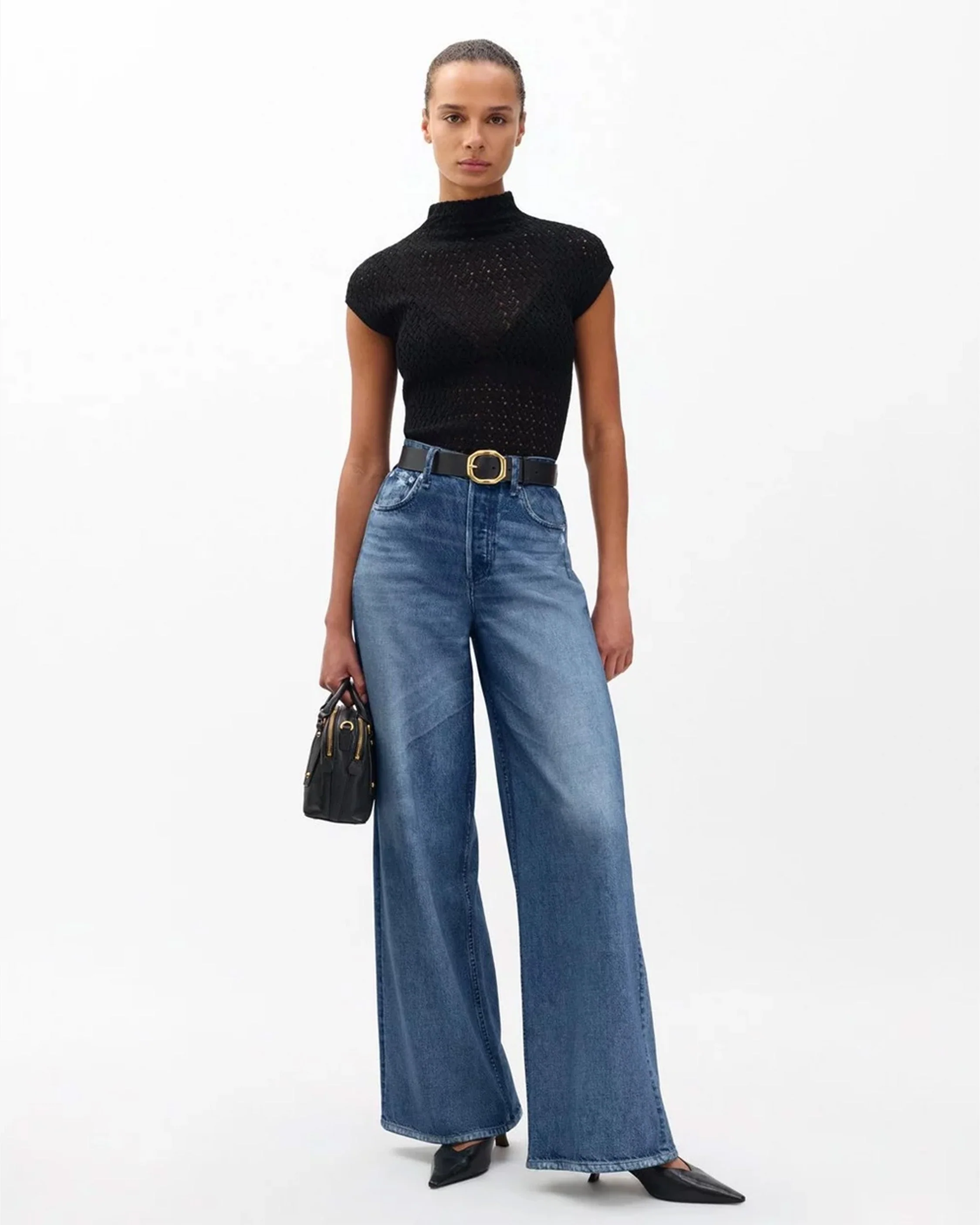 Rag & Bone | Miramar Sofie Ankle Straight Jeans - High Rise Crop Venic