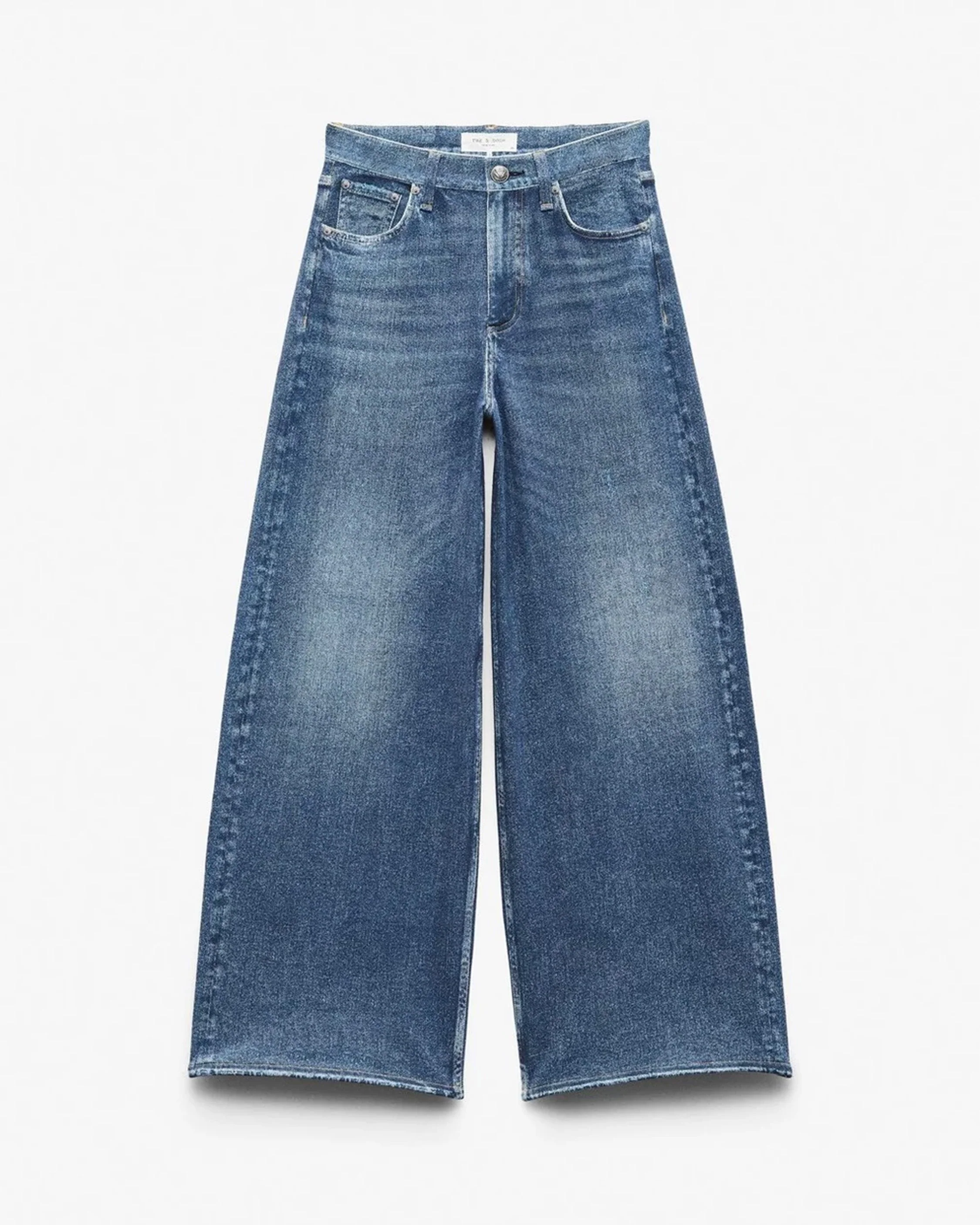 Rag & Bone | Miramar Sofie Ankle Straight Jeans - High Rise Crop Venic - Image 2