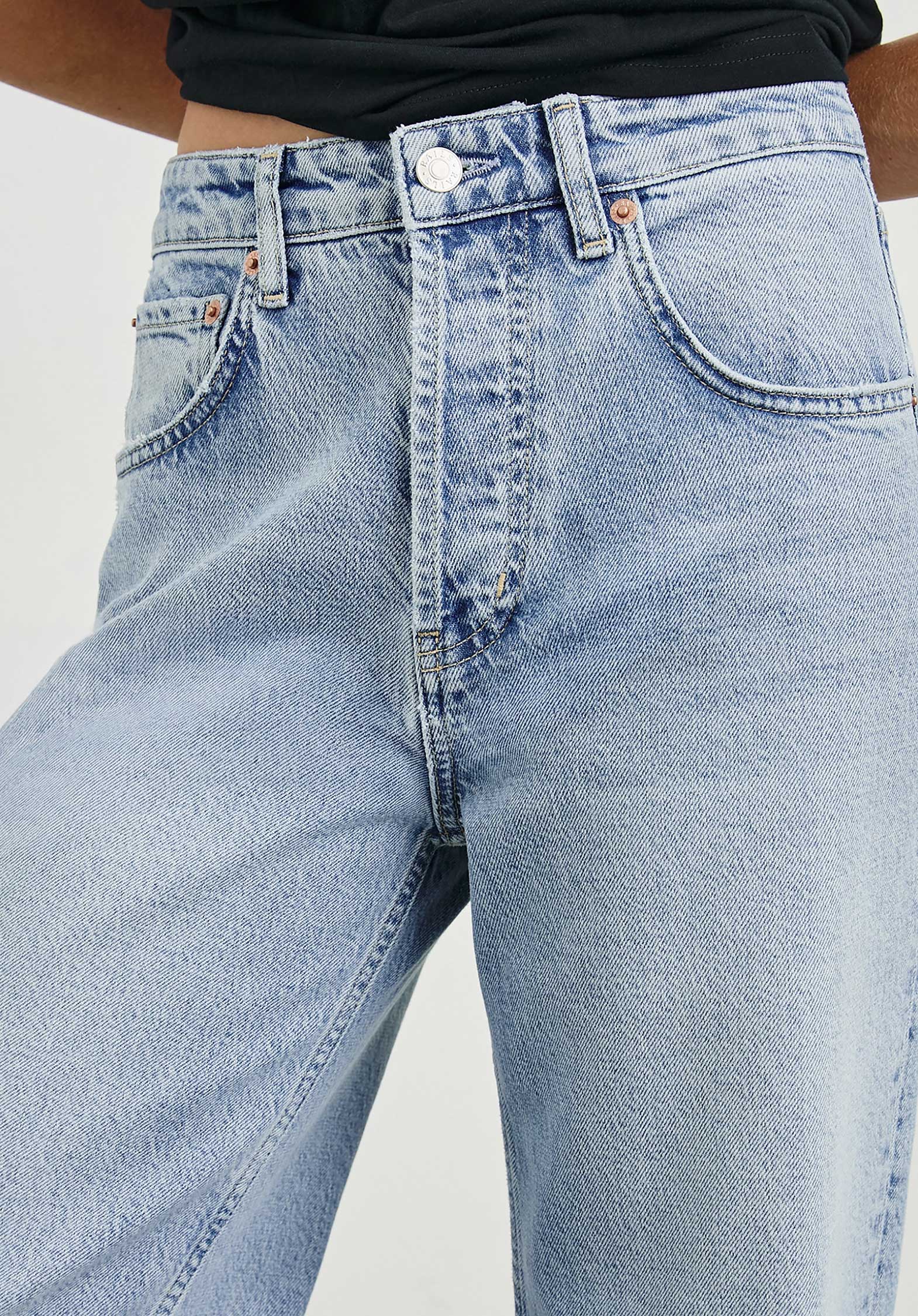 Rails | Getty Wide-Leg Cropped Jean - Red Geranium - Image 6