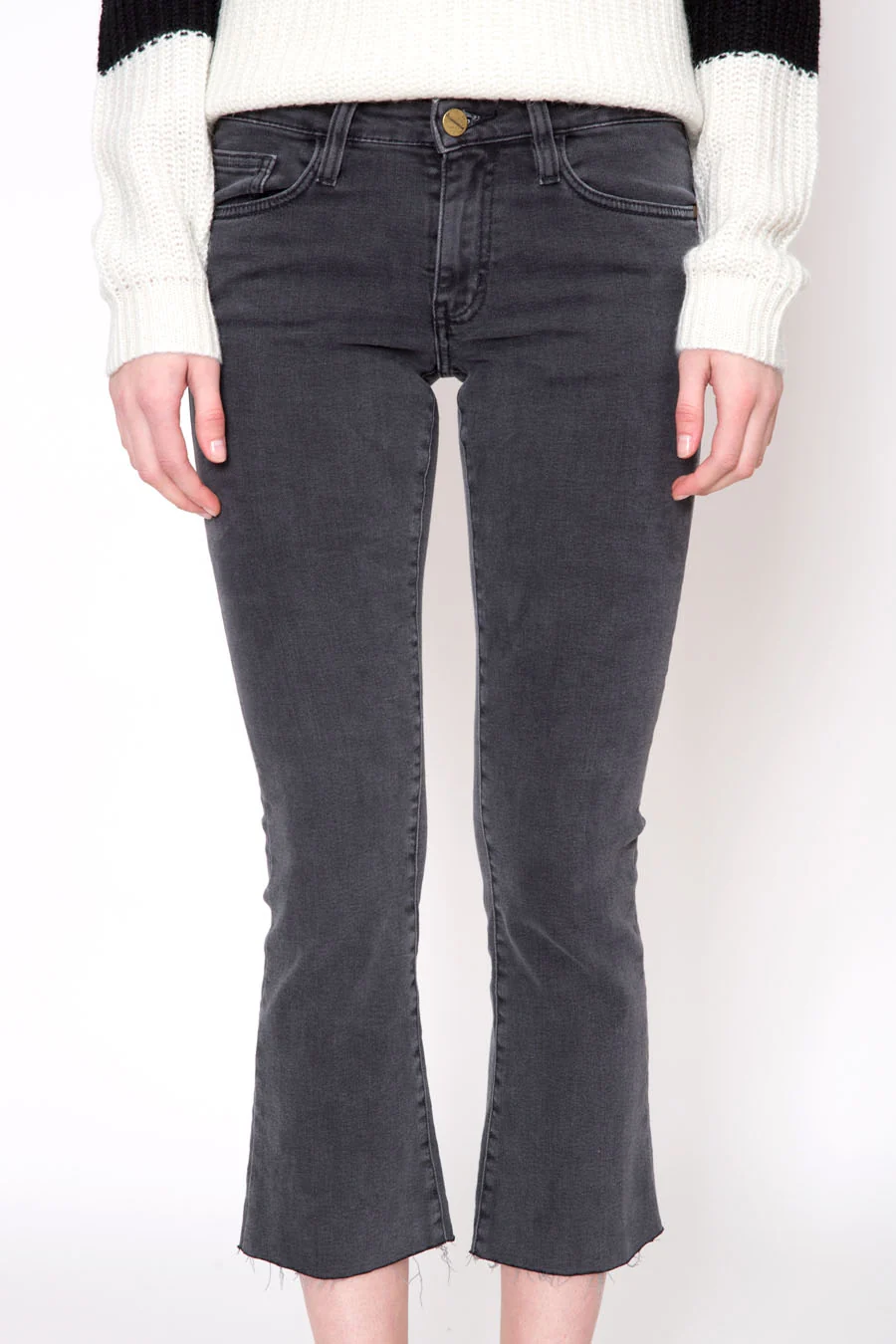 Acquaverde | Relaxed Boot Cut Jeans - Sienna Brown - Image 3