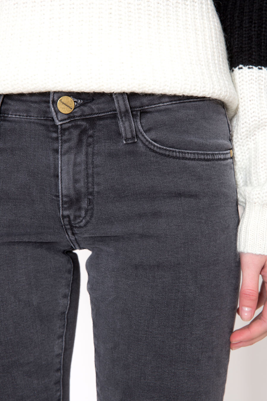 Acquaverde | Relaxed Boot Cut Jeans - Sienna Brown - Image 5