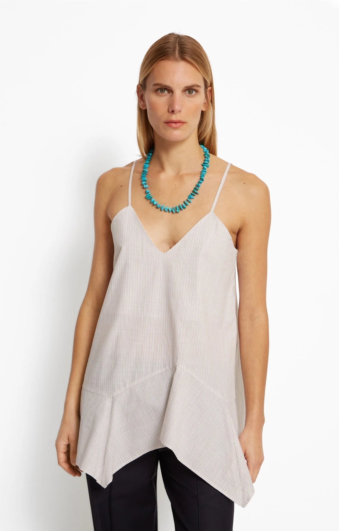 Roseanna | Blouse Latte Belair - Cotton Poplin Top Beige